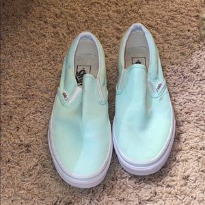 teal vans